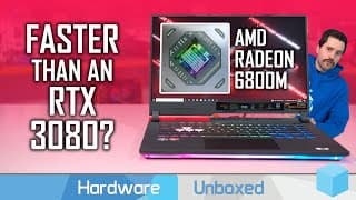 AMD Radeon RX 6800M Review, Is Nvidia's Laptop GPU Monopoly Over?